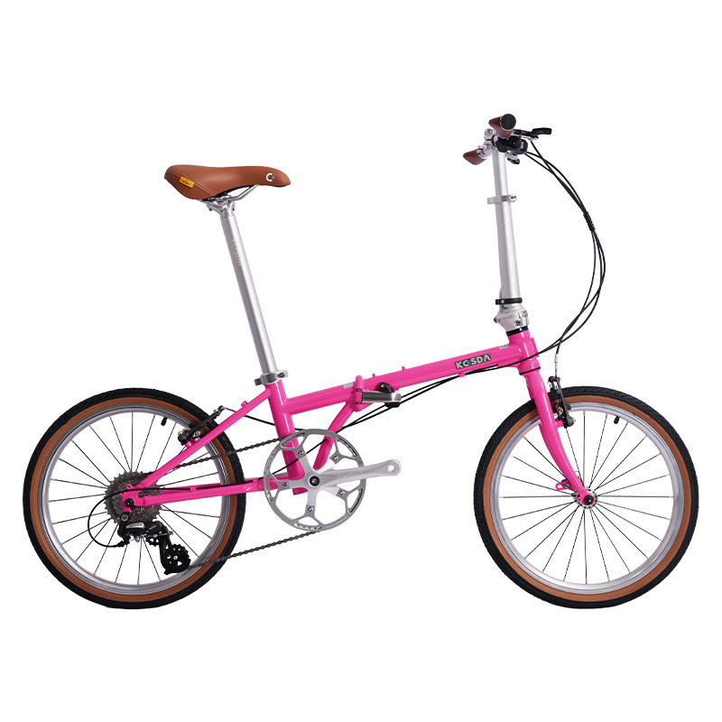 Kd007-rose red-shimano 8 speed