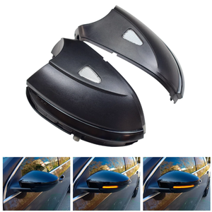 VW Passat için B7 CC Scirocco MK3 Jetta MK6 EOS Beetle R LED dinamik dönüş sinyali flaşör sıralı yan ayna gösterge ışığı - Product Image 2