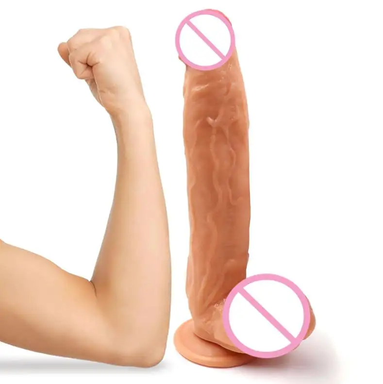 거대한 딜도 섹스 제품 실리콘 페니스 장난감 여자 여성 장난감 성인 섹스 토이 현실적인 부드러운 실리콘 고무 페니스 %