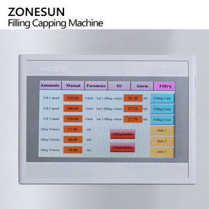 ZONESUN ZS-AFC28 High Speed Peristaltic Pump <strong>Automatic</strong> <strong>Rotary</strong> Bottles Liquid Filling and <strong>Capping</strong> <strong>Machine</strong>