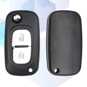 SZMAISHI 2 düğmeler 433MHZ 4A çip VA2 itmeli anahtar Flip uzaktan araba anahtarı için r-enault fabrika akıllı araç boş oto araba anahtarlık - Product Image 3