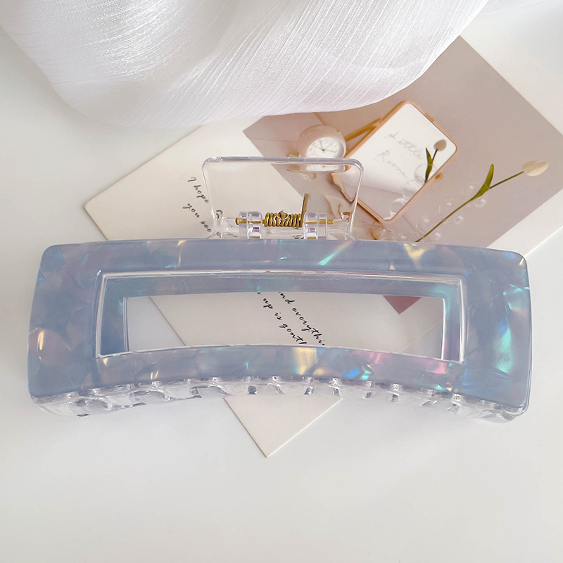 Square shell blue -12.5cm