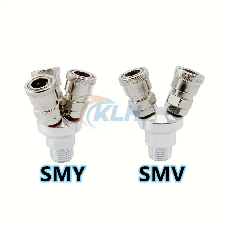 SMV Air Compressor Connector Pneumatic Accessories 1/2 Quick Connector Air Gas Distributor Tool Coupler Multi-Shunt
