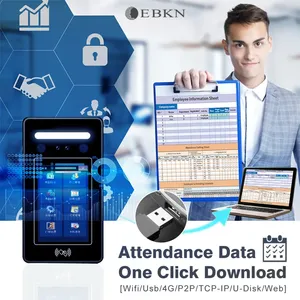 Free Software Facial Device <strong>Face</strong> <strong>Recognition</strong> Facial <strong>Recognition</strong> Time Attendance Machine Access Control - Product Image 4