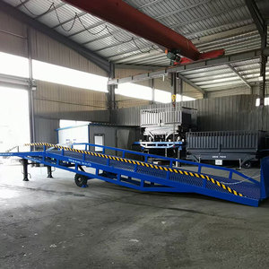 6-15 Ton Mobile Container Ramp Board Dock Leveler Container <strong>Loading</strong> Ramp Truck Load <strong>Platform</strong> - Product Image 4