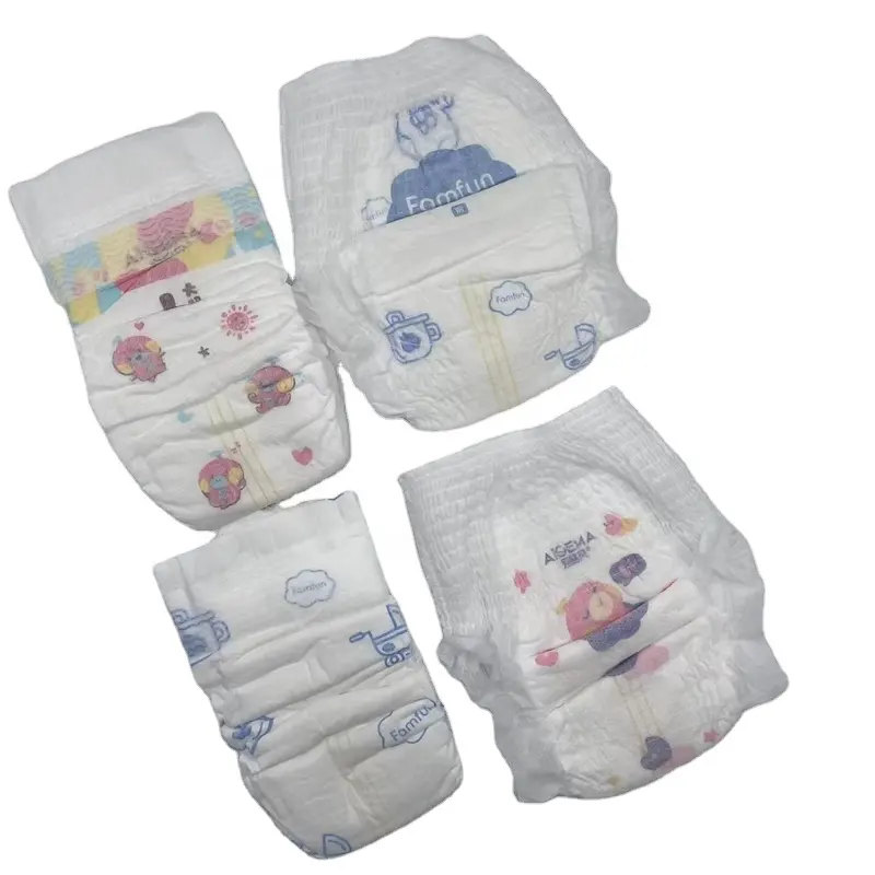 Fralda Descartavel Bebe pantaloni per pannolini XXXXL bambini pannolini per bambini di grado 50s coreani pannolini fornitori 50 pezzi Babi Pull Up pantaloni