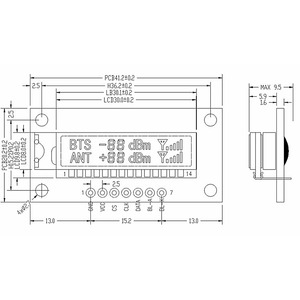 Vendita del produttore su misura segmento COB schermo di visualizzazione LCD e modulo con interfaccia HT1621 SPI per amplificatore di segnale Controller - Product Image 5