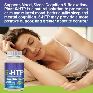 OEM Private Label 5-HTP Softgels <strong>Capsules</strong> with Vitamin B6 Supplements Adult Brain and Sleep Support Supplements - Product Image 5