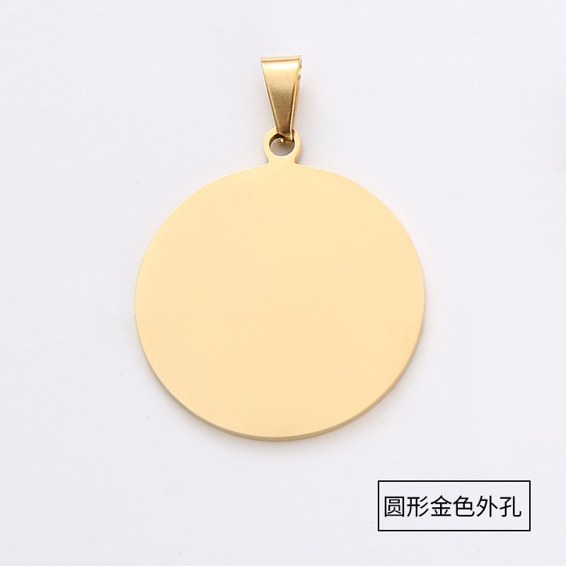 round outer hole gold