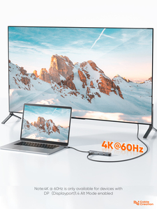 Cabelcreation USB-C 4K 60Hz HDMI 100W PD และ2 USB 3.0 5Gbps พอร์ตแยกข้อมูล7 in 1อะแดปเตอร์ Type C 3.0 USB HUB - Product Image 3