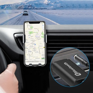 Receptor de audio para coche, adaptador con micrófono, llamada, aux, Bluetooth, salida USB, azul, BT5.0 - Product Image 6