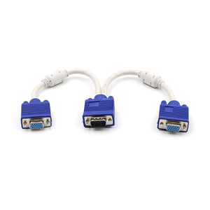 VGA3 + 6 Dividido en dos computadoras Pantalla LED Datos de video multifuncionales 1cm 2 Madre VGA Cable de pantalla dividida - Product Image 3