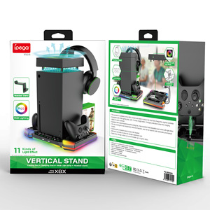 ฐานระบายความร้อนพร้อมไฟ RBG ที่ชาร์จแบบคู่ที่เก็บการ์ดสำหรับ Xbox Series X คอนโซลเล่นเกม - Product Image 6