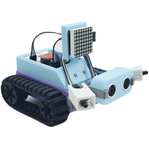 Juego de vástago de oruga inteligente multifuncional para principiantes Scratch3.0 programación gráfica Ardu Ino juguetes de ingeniería científica - Product Image 1