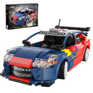 Cada C51078W 1/20 çift mod APP kontrol C4 WRC 2008 yarış araba yapı taşları modeli DIY montaj spor araba oyuncak - Product Image 1