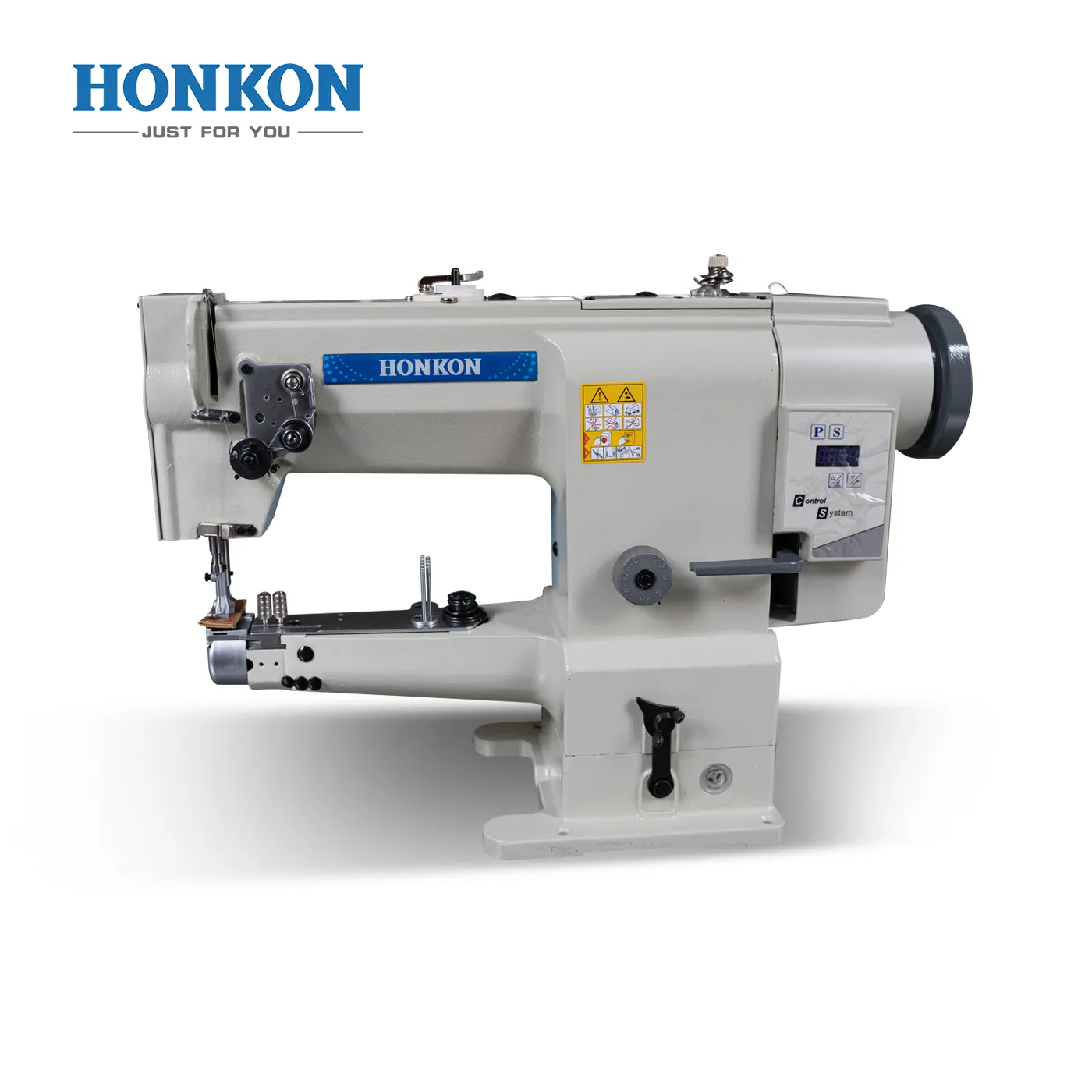 HK-2628D industrial unison feed cylinder bed sewing machine for shoes hemming machine cylinder arm sewing machine