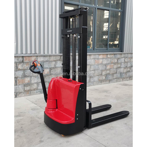 Walkie elektrikli istifleyici 1 Ton 1.5 Ton 2 Ton tam elektrikli Walkie istifleyici 3m palet istifleyici - Product Image 3