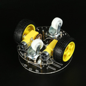 Vermeidung Tracking Motor Smart Robot Auto Chassis Kit Geschwindigkeit geber Batterie kasten 2WD Ultraschall modul Kit - Product Image 5