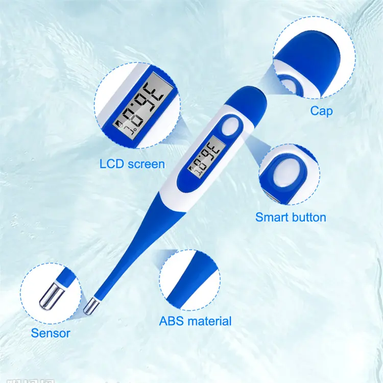 Оригинальный производитель, высокоточный цифровой термометр для детей и взрослых, гибкий домашний водонепроницаемый термометр