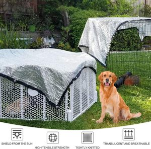UV Shade Net Car Dog 3x4 m Aluminium decke mit Ösen Sonnenschutz netz Atmungsaktives Sonnen netz - Product Image 2