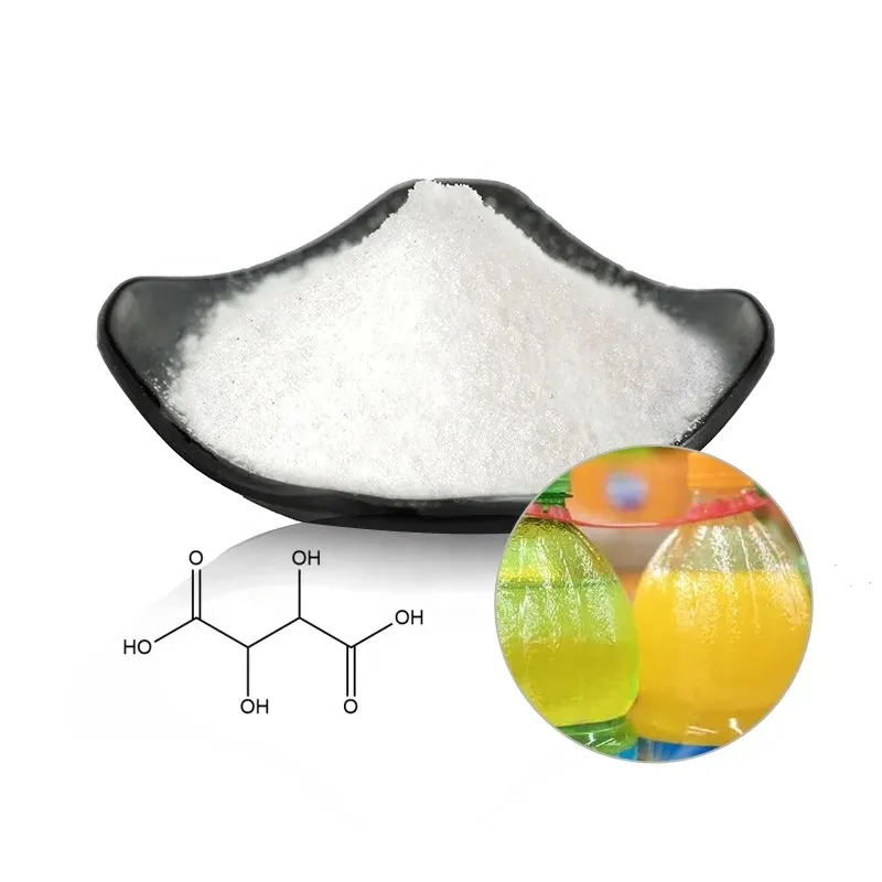 Manufacturer Low Price Wholesale Bulk Food Additive Antioxidant Tartaric Acid DL-Tartaric acid