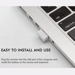 スリム2.4G USBワイヤレスキーボードLEDバックライトマウスコンボセットミニメカニカルスタイルノートパソコン用MacデスクトップPC用 - Product Image 5