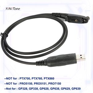 Radio-<span class=keywords><strong>USB</strong></span>-Programmier kabel für Motorola GP328Plus GP338Plus GP644 GP688 GP388 EX500 Walkie Talkie Schreib frequenz leitung