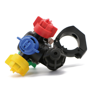 LC <span class=keywords><strong>1</strong></span>/<span class=keywords><strong>2</strong></span>英寸和<span class=keywords><strong>1</strong></span>英寸农业多头喷雾器，带夹5头农业喷嘴，用于吊杆喷雾器平板风扇