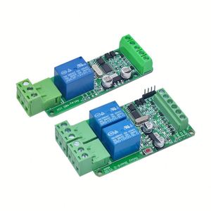 5V 12V 24V Modbus Rtu 1 Módulo de relé de 2 canales Comunicación RS485 TTL 1 Módulo de relé de entrada de 2 vías - Product Image 1