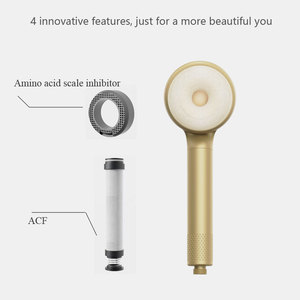 <span class=keywords><strong>2025</strong></span> New Shower Head kích hoạt sợi carbon axit amin quy mô chất ức chế loại bỏ clo dư nước cứng làm mềm - Product Image 3