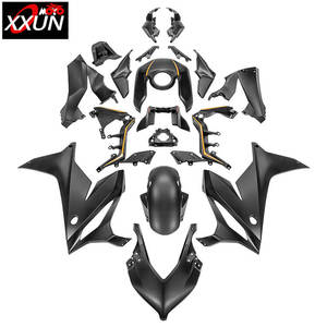 Xxun ชุดบอดี้เวิร์คสำหรับรถแข่งสำหรับฮอนด้า CBR650R CBR 650R CBR 650 R 2021 2022 2023สีดำด้านพร้อมแถบสีส้ม - Product Image 1