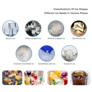 Fabricante de hielo comercial personalizado de 1 tonelada con máquinas de hielo con enfriador de agua - Product Image 3