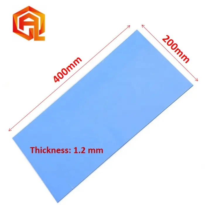 Almohadilla térmica para portátil de 1,2mm, productos electrónicos, disipador de calor, almohadilla térmica, láminas aislantes de silicona de goma