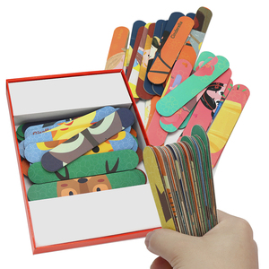 轻松玩幼儿学前班学习卡游戏套装火柴棒图案儿童拼图游戏 - Product Image 2