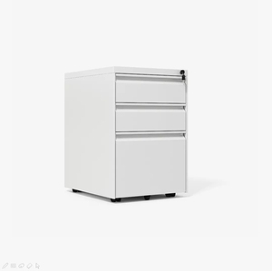 Nhà Máy <span class=keywords><strong>hotsell</strong></span> thiết kế mới kim loại thép dọc 3 ngăn kéo dưới bàn di chuyển nội thất văn phòng di động Tủ hồ sơ - Product Image 2
