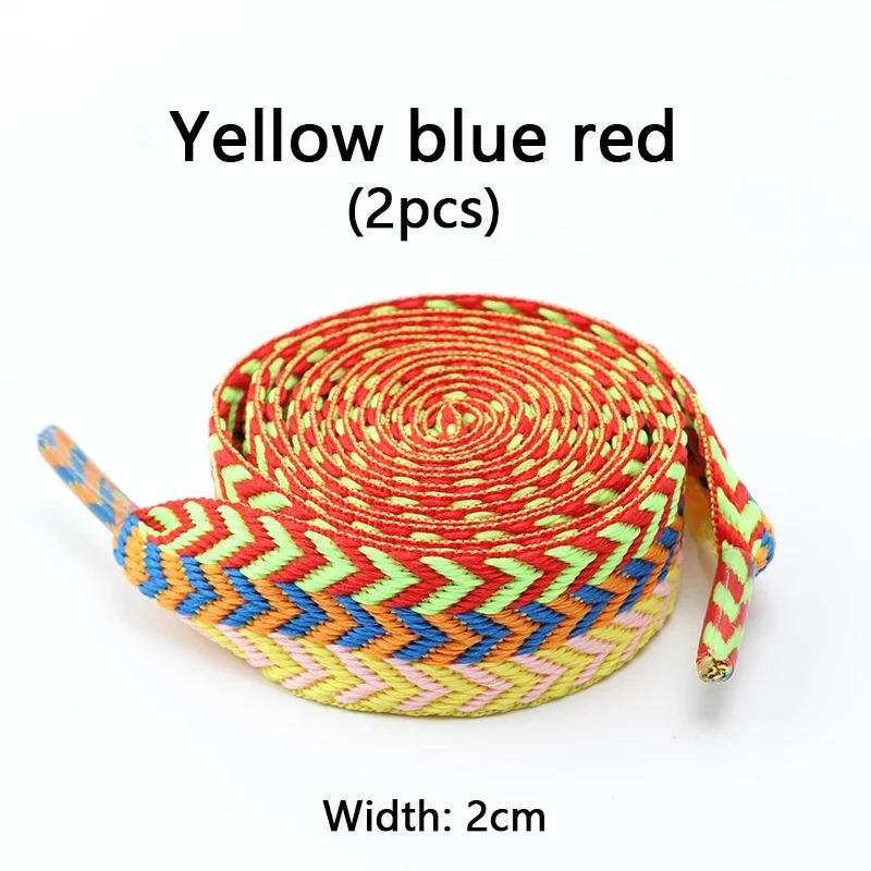 Jaune Bleu rouge - Largeur - 2 cm