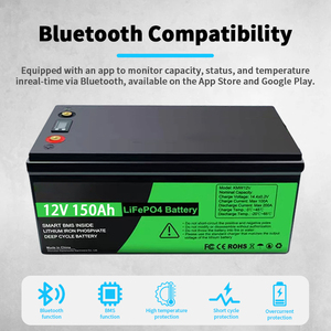 太阳能存储用12V 150AH锂离子电池组50AH 100AH 120AH 200AH 230AH 280AH 300AH型号可选 - Product Image 5