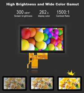 Polcd Pantalla transmisiva TFT de 5 pulgadas Interfaz RGB de 24 bits 800*480 IPS Ver Panel táctil Pantalla Módulo LCD - Product Image 2
