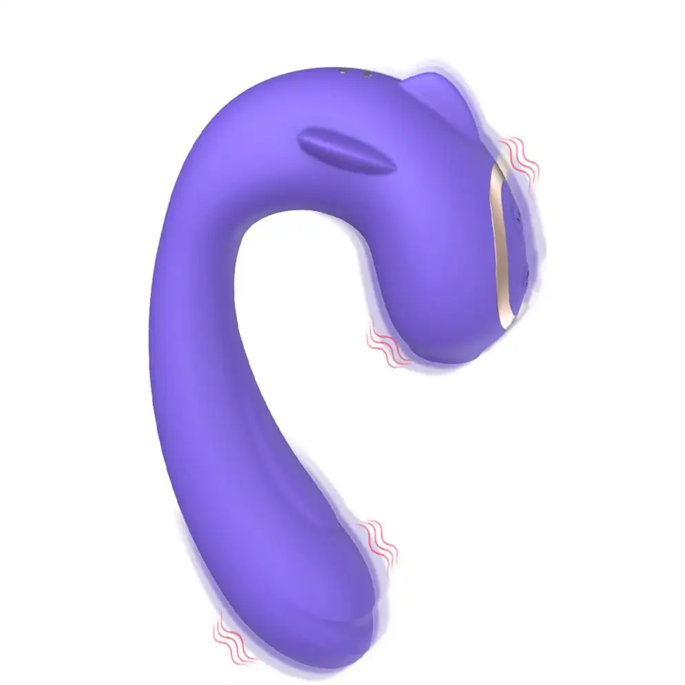 C-şekil yeni teknoloji emme vibratör G spot güçlü masaj seks oyuncakları fabrika toptan seks dükkanı tedarikçisi
