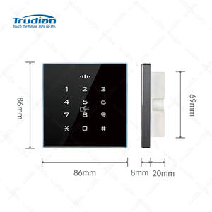 Trudian Metall Externe wasserdichte Touch-Tastatur RFID-Kartenleser HF 13,56 MHz Frequenz netzwerk Standalone-Tür zugangs kontrolle - Product Image 3