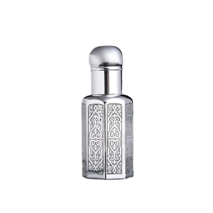 ガラスクリスタルエッセンシャルオイルボトルアタルオイルボトル3ml 6ml 9ml 12ml香水容器ボトルガラスドロップスティック/ローラーボール付き - Product Image 5
