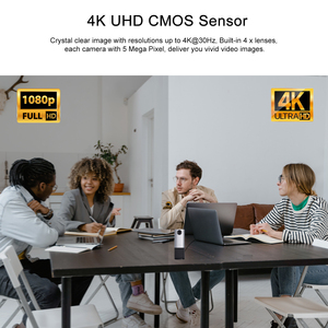 4K веб-камера с микрофоном 12MP USB компьютерная веб-камера с пультом дистанционного управления - Product Image 3