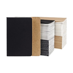 Mini Bloc de notas personalizado para niños, libreta de bolsillo pequeña a granel, Papel Kraft marrón y negro, Bloc de notas promocional - Product Image 1