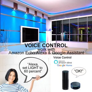 Alexa Tuya Google HomeAPPリモートコントロールスマートRGBストリップライトIP65防水WIFIスマートLEDストリップWIFI LEDストリップライト - Product Image 4