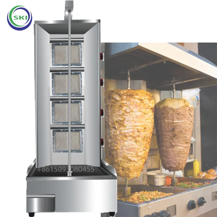 Türkiye döner makinesi shawarma fırın elektrikli ızgara barbekü makinesi