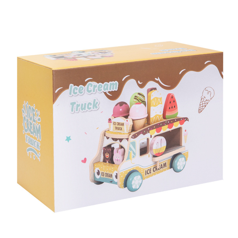 Camion de glaces pour animaux de la maison de jeu