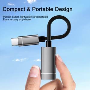 Dual Functional ity USB-C zu USB OTG Adapter Ladekabel Verbindet Tastatur Maus Drucker mit Telefon Computer Tablet Laptop - Product Image 4
