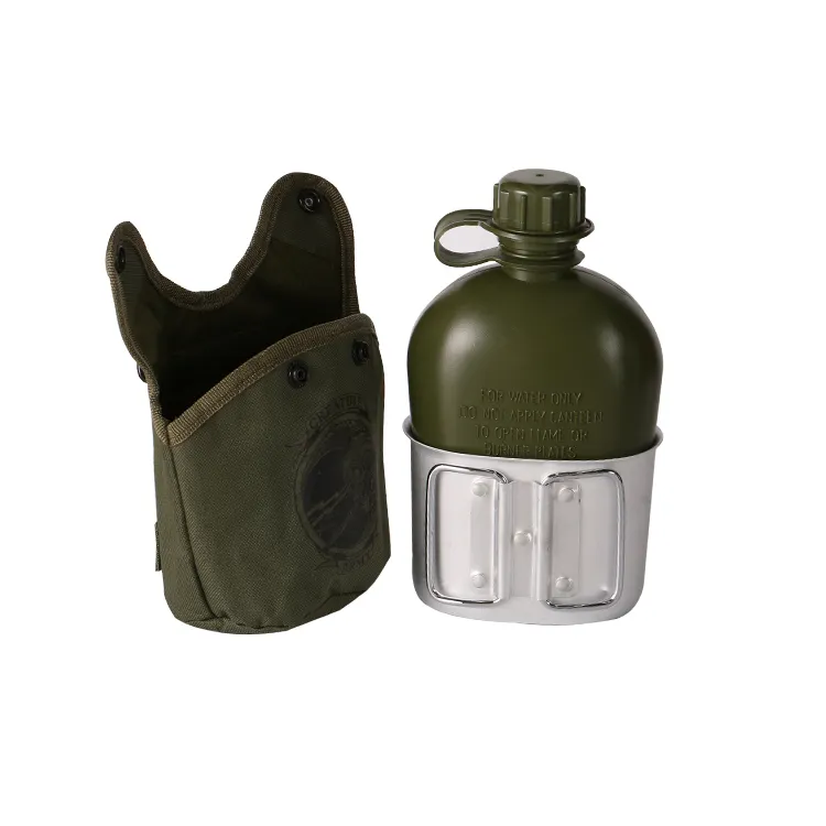 PA10LS-M 1L drinking canteen water canteen plastic canteen set