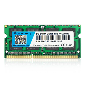 Memoria RAM para ordenador portátil, dispositivo de alta compatibilidad, 1600MHz, DDR3, PC3, 4GB, SO-DIMM, no ECC, sin pulir - Product Image 2