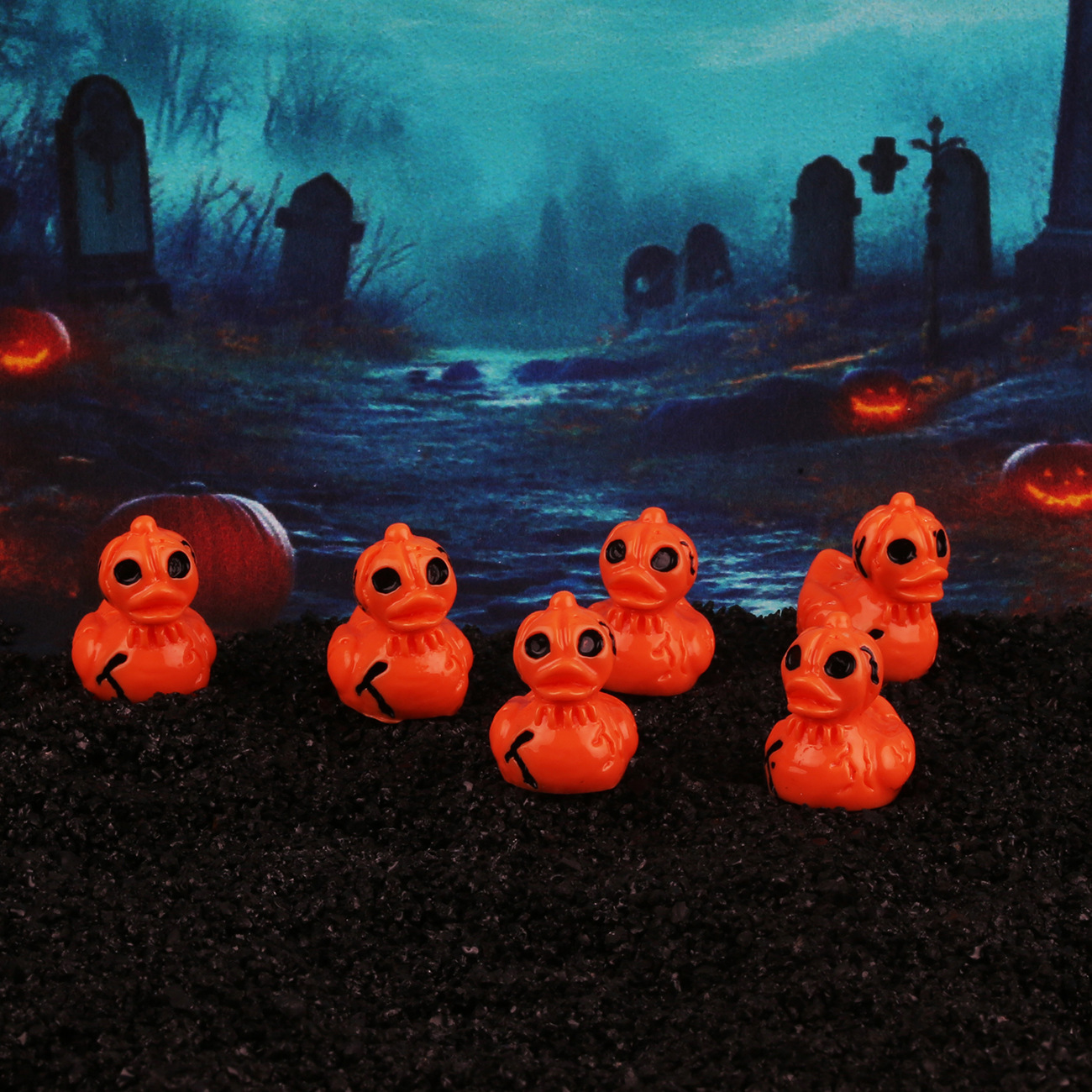 120pcs pumpkin duck